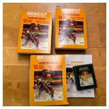 1978 Atari 2600 Breakout Game (CX2622) Lot of 3