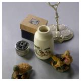 Snow White Ceramic Vase, Metzke Trinket Box & More
