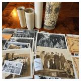 Vintage B&W, Sepia Panoramic Photos & Ephemera