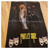 Original 1985 Motley Crue Theatre of Pain Poster