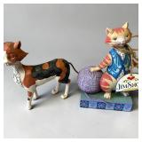 Jim Shore Cat Figurines Callie & Having A Ball