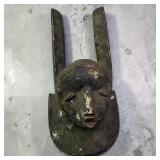 Carved Wood African Tribal Mask or Headdress Art