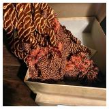 Rust Colored Drape Passementerie Tassel Tiebacks
