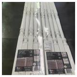 White Composite Turned Balusters 5 Pack (Lot of 2)