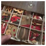 Die-Cut Sign Numbers, Letters, Symbols  Lot