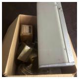 Mixed Electrical Lot - Light Fixtures, Pull Chains