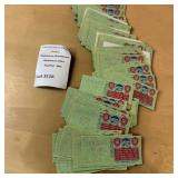 State of Ohio 60 Cent Pre-Paid Tax Stamp Lot