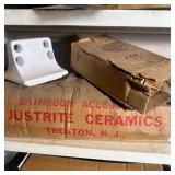 Justrite Ceramics Bathroom Fixture Lot (NOS)