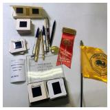 Vintage Ephemera - 35MM Slides, Pens & More