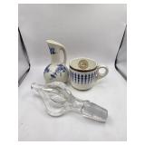 ANTIQUE LOT. WIth MAPPIN & WEBB CUP