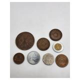 LOT OF VINTAGE FOREIGN COINS