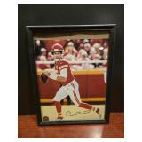 PATRICK MAHOMES SIGNED 8X10 PHOTO IN FRAME