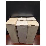 6 CARD BOXES, 1989 UPPER DECK, BOWMAN, TOPPS,