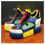 RARE ANTHONY WANG HIGH HEEL SNEAKERS. SIZE 8.