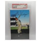 1953 GIL HODGES PSA 9! POSTCARD. RARE