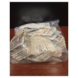 LARGE BAG Of VINTAGE BASEBALL CARDS.