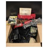 LARGE LOT OF VINTAGE TRAIN & RC CAR ITEMS.