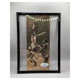 JULIUS ERVING 'DR. J' SIGNED NEWSPAPER PHOTO.