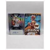 JAYDEN DANIELS AND SAM HARTMAN ROOKIE CARDS.