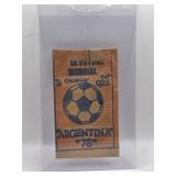ULTRA RARE VENEZUALEAN 78 ARGENTINA SEALED CARD