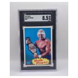 1985 HULK HOGAN ROOKIE CARD SGC 8.5!