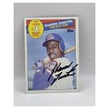 SHAWON DUNSTON AUTOGRAPHED ROOKIE CARD!