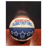 Signed Fullsize Basketball by 4 Globetrotters