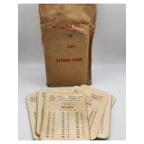 1901 APBA PIRATES TEAM SET WITH HONUS WAGNER!