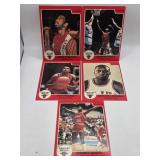 1984 STAR CHICAGO BULLS LOT!! 5 CARD LOT ALL