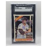 1967 TOPPS MICKEY MANTLE SGC AUTHENTIC