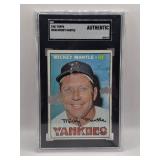 1967 TOPPS MICKEY MANTLE #150 SGC AUTHENTIC