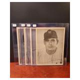 LOT OF 4 1949 PICTURE PACK 6.5X9 CARDS