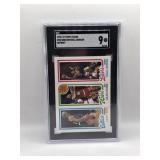 TOPPS BIRD/IRVING/JOHNSON STARS CARD. SGC 9!