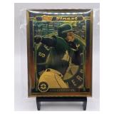 RARE 1995 TOPPS FINEST METAL KEN GRIFFEY JR CARD.