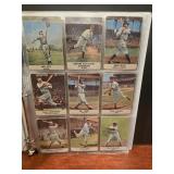1961 GOLDEN PRESS COMPLETE 33 CARD SET. BABE RUTH