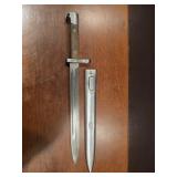 WWII BAYONET WITH SCABBARD / NICE CONDITION