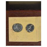2 AINCENT ROMAN COINS