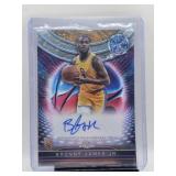 BRONNY JAMES JR. ROOKIE AUTOGRAPHED TOPPS CHROME