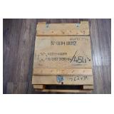 Wood Crate of 7.62x39 Ammunition