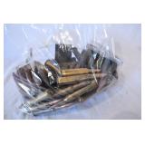 Bag of Loose Rifle Ammunition and Clips