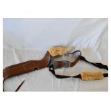 Leather Rifle Sling With Sheepskin Padding