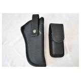 Black Nylon Holsters for Gear Storage
