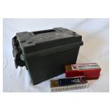 Ammo Box with .22 LR Cartridges
