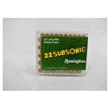 Remington 22 Subsonic Long Rifle Ammo