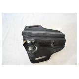 Black Leather Holster for Belt Attachment