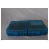 Two Ammo Cases with .40 Auto Brass