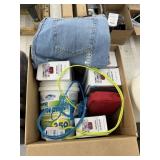 Loaded Box First Aid Kits, Charge Cords, Wipes
