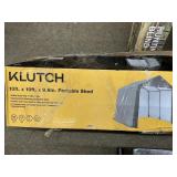 Portable Shed 10'x10'  --open box, unverified