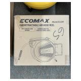 ECOMAX 50' Retractable Air Hose Reel w/ Hose
