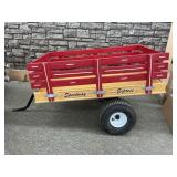 SPEEDWAY EXPRESS Heavy Wooden Tricycle Trailer